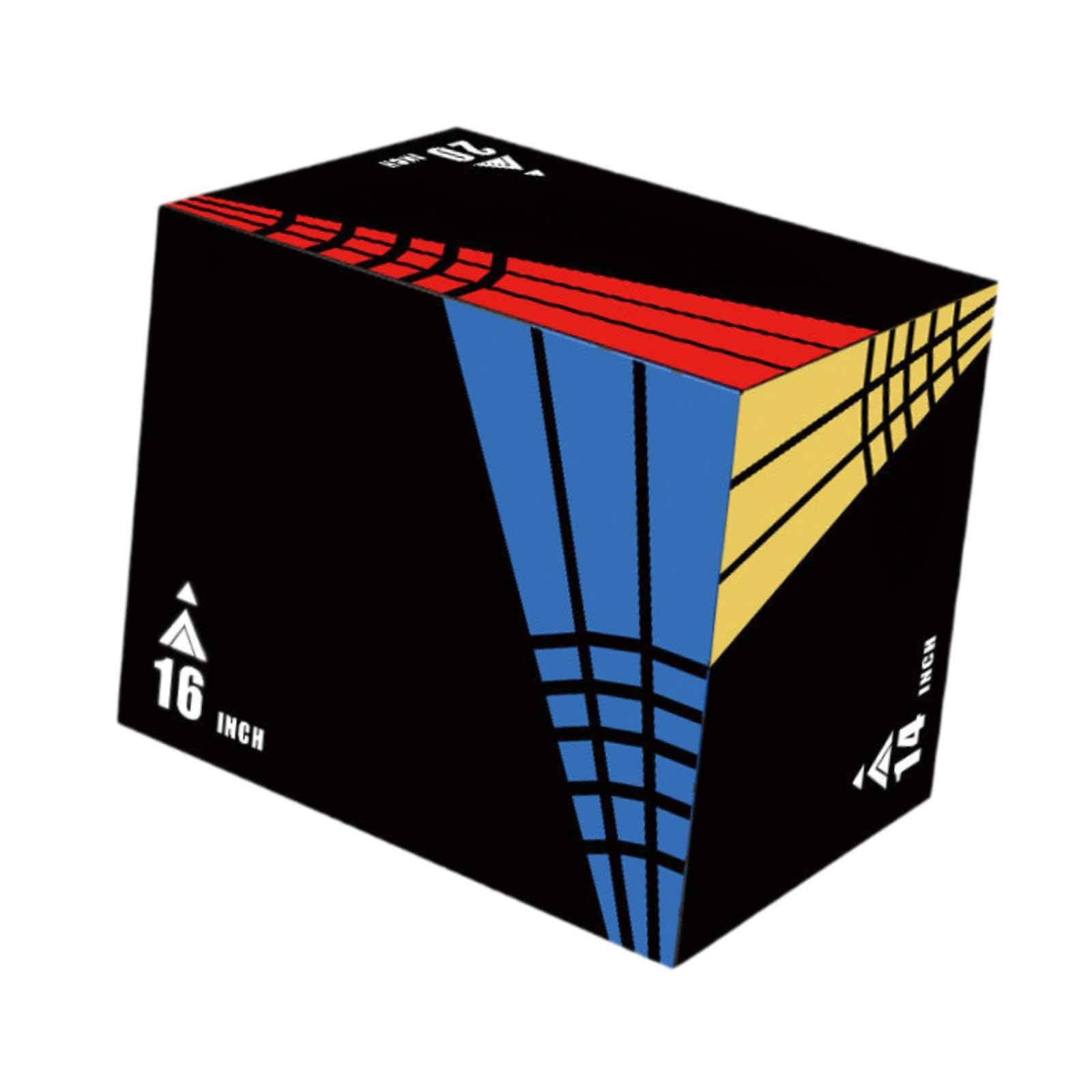 MYADDICTION Plyometric Jump Box 3 in 1 Exercise Multifunctional for Home Gym Step up Box Style F-image-33