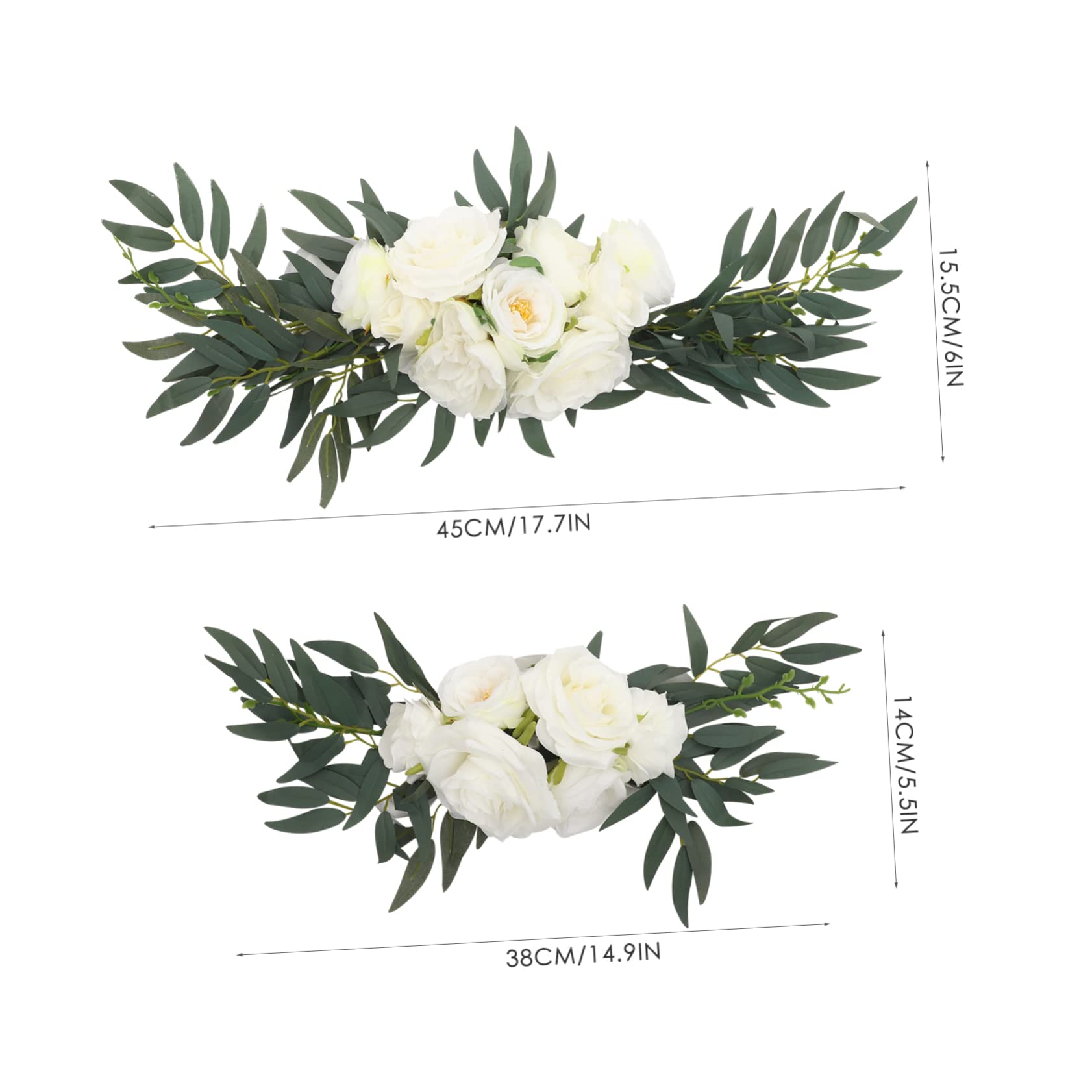 2 Stücke Ic Decor Künstliche Swag Hochzeit Arch Dekorative Ornamente