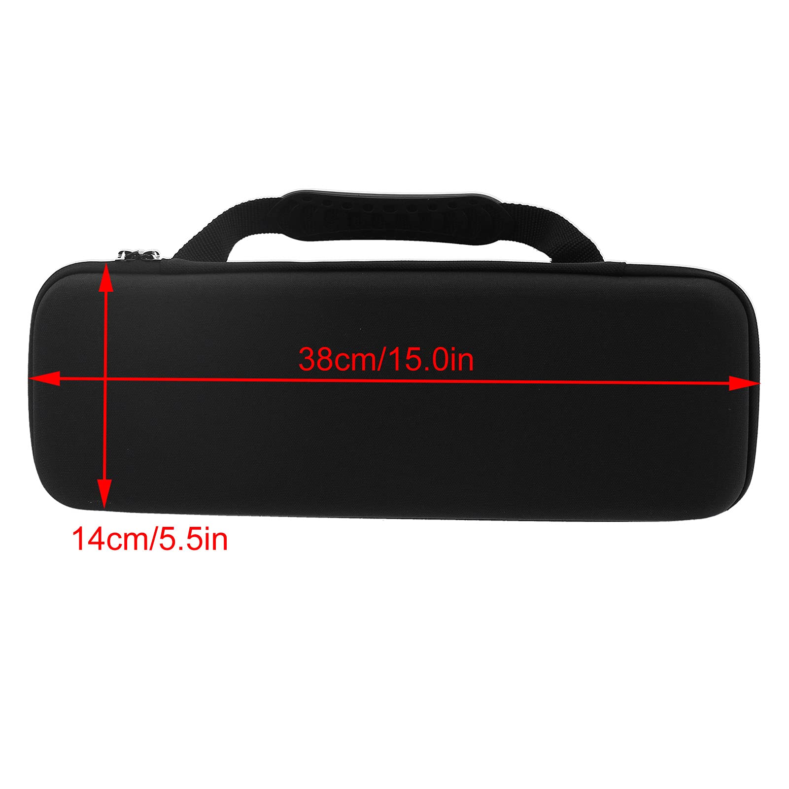 Alvinlite Hard Travel Case Hair Straightener Curling Iron Storage Bag Black Hard