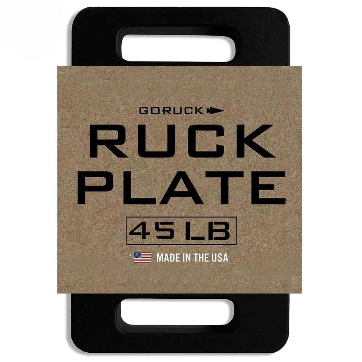GORUCK Ruck Plate – USA Made Weight for Rucking, Strength & Fitness, Fits with Rucker & Ruck Plate Carrier – 10LB, 20LB, 30LB, 45LB