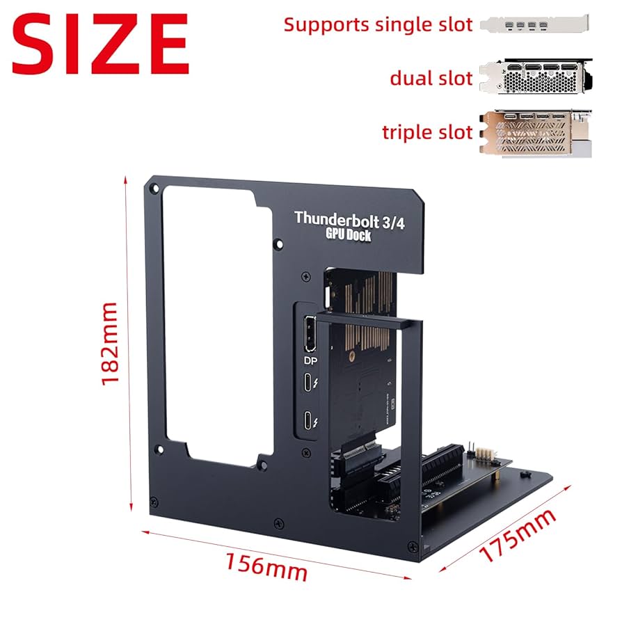 Amazon.com: VIKINYEE eGPU Enclosure Supports Thunderbolt 3/4