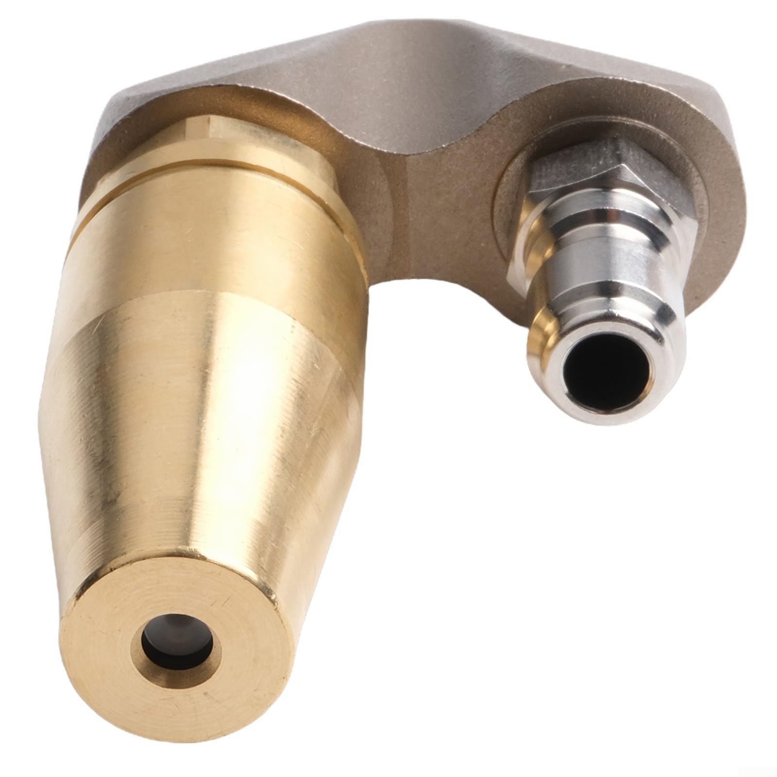Boquilla de inyección inversa de acero inoxidable de 3/8 pulgadas, presión de limpiador de drenaje giratoria de 3000 PSI para lavadora, resistente a altas temperaturas