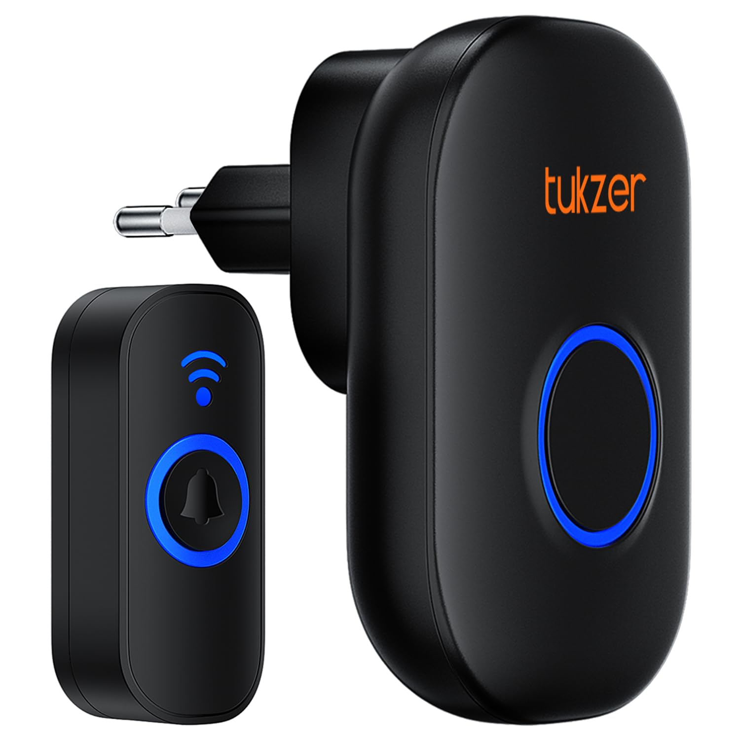 Tukzer Wireless Door Bell, Waterproof Door Bell Chime Kit for Home Office with LED Light Up to 200 Meter Operating Range 32 Ringtones, 1 Receiver and 1 Push Button (B0CQNRLZZJ) Amazon Price History, Amazon Price Tracker