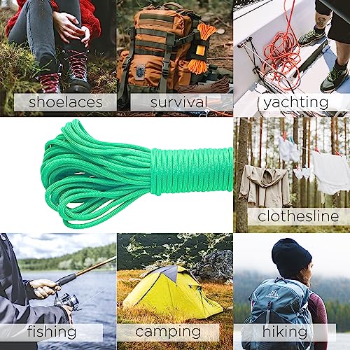 Image of TECEUM Paracord Type III 550 Lemongrass - 1000 ft - 4mm - Tactical Rope MIL-SPEC - Outdoor para Cord -Camping Hiking Fishing Gear and Equipment - EDC Parachute Cord - Strong Survival Rope 461