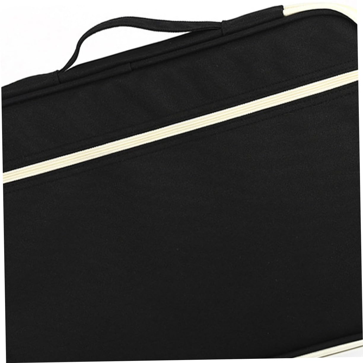TEHAUX Borsa Portadocumenti Cerniera A4 in Oxford, Nero, Portatile