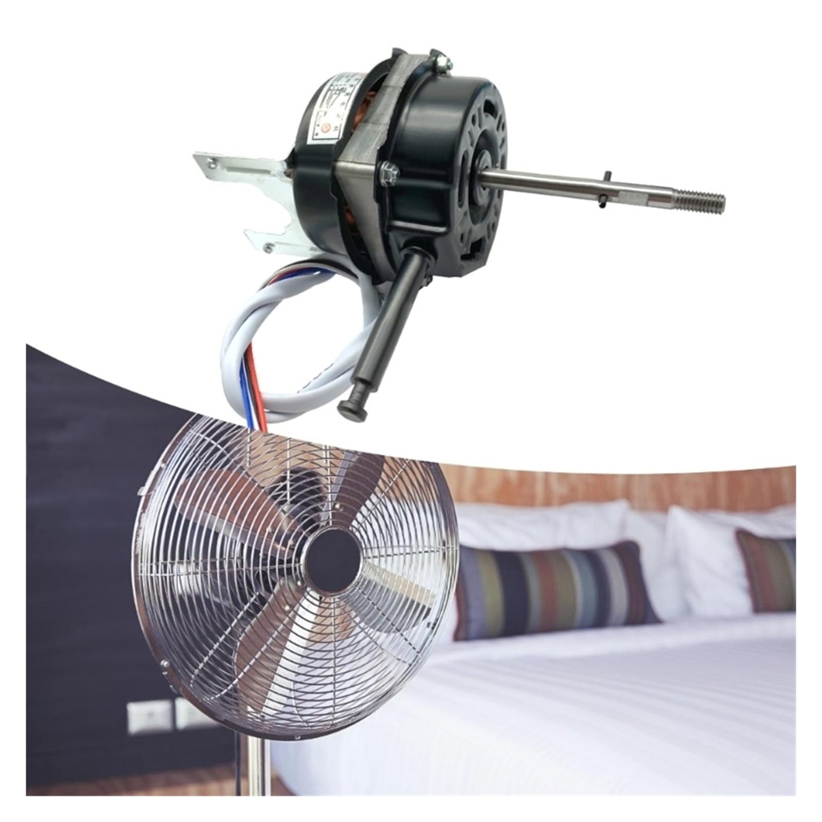 Piezas Del Motor Del Ventilador, Motor De Control Remoto De Doble Rodamiento, Ventilador De Pared De 60 W Y Ventilador De Pie, Reemplazo Del Motor Del Ventilador De Pie De 18 Pulgadas