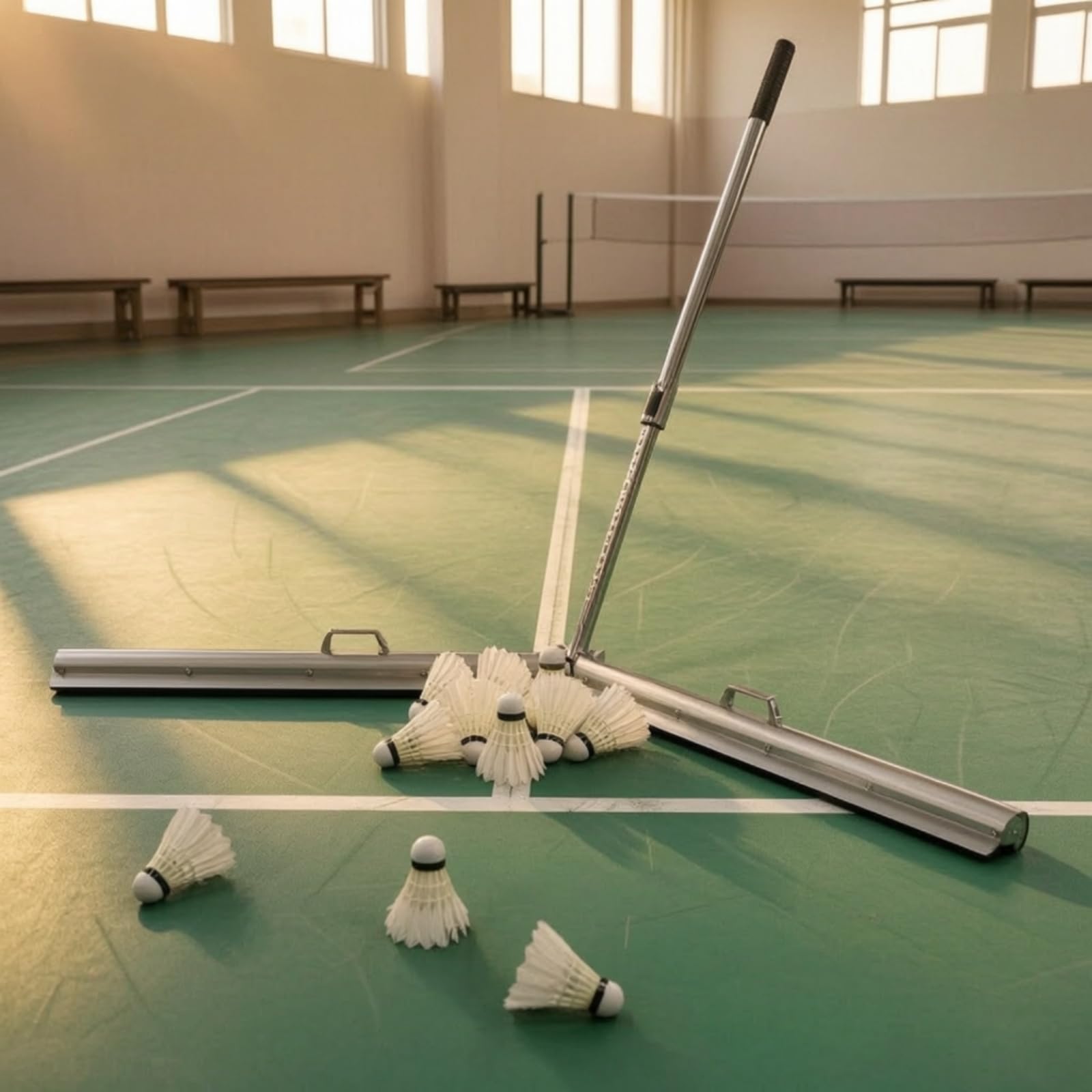 Raccoglitore di Volani da Badminton | Regolabile, Ergonomico, Attrezzatura, per Palestre