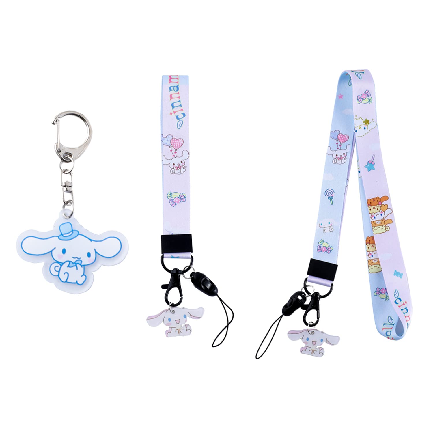 Buy My Melody Lanyard 3 pcs Hello Kitty ID Holder Cinnamoroll Badge