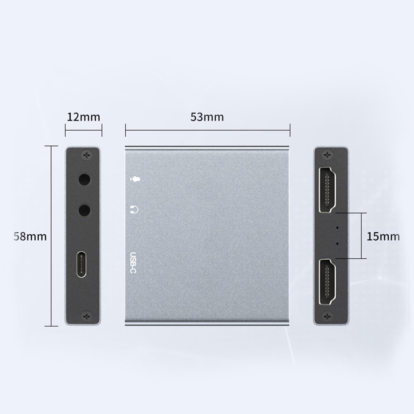 Carte d'enregistrement vidéo avancée USB3.0 4K30Hz HDTV offrant un son clair et une sortie vidéo pour différents appareils HDTV