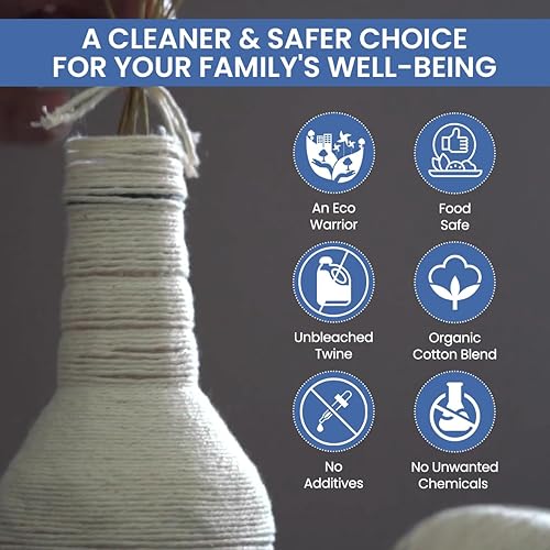 Miniatura 7 de Cuerda de cordel  Cordel de cocina de carniceros  Perfecto para carne y preparación de alimentos  Artesanía de cocina para panaderos  Algodón