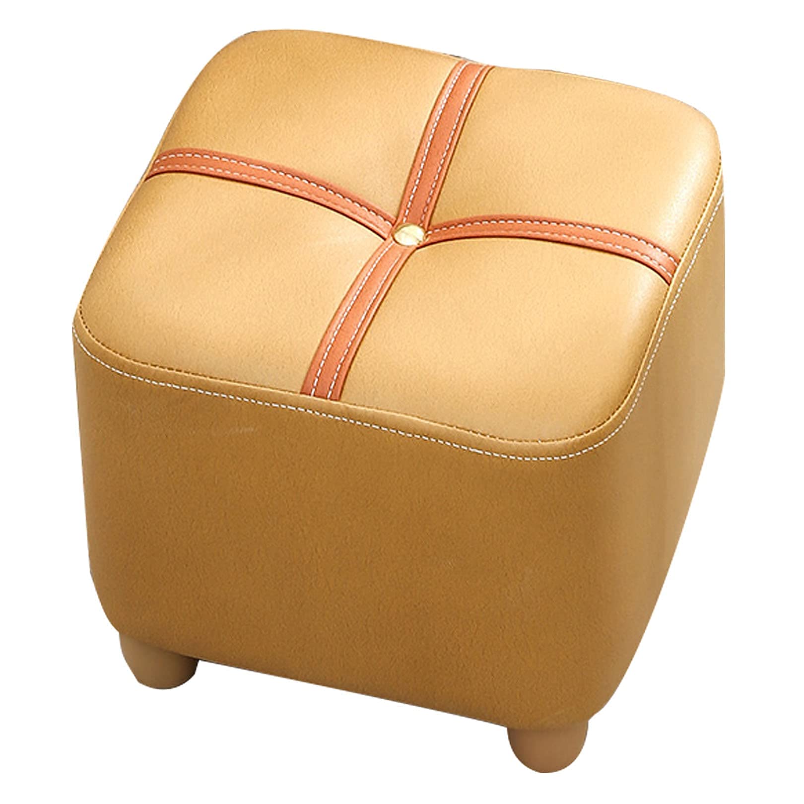 Tabouret pour cuisine et salon jaune 30 cm : un repose-pieds confortable pour votre intérieur
