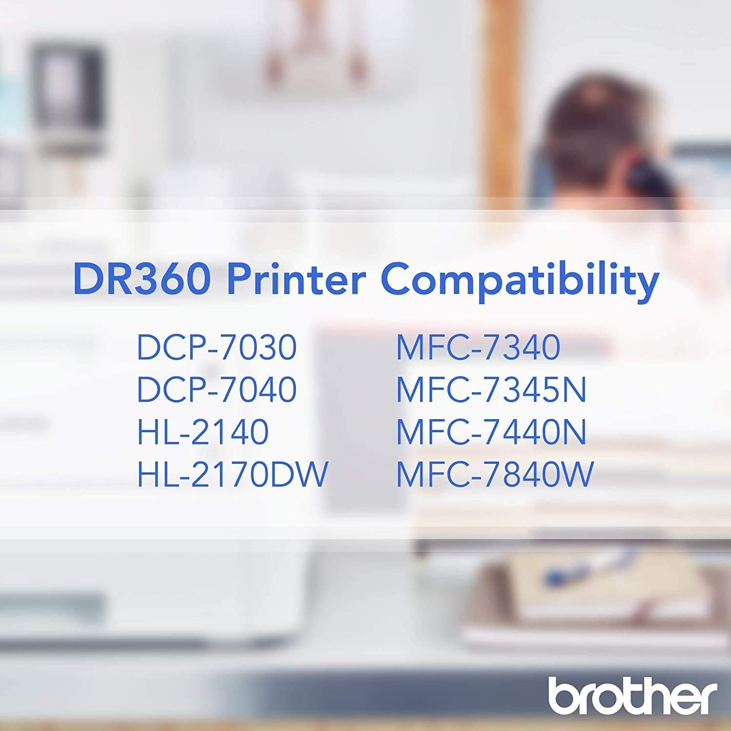Lowest Price Brother Genuine Drum Unit, DR360, Seamless Integration, Yields Up to 12,000 Pages, Black