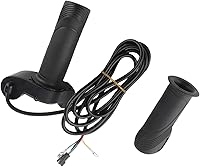 Vista 2 de VGEBY 1 par de empuñaduras eléctricas para bicicleta, pantalla LED impermeable, para manubrio de bicicleta eléctrica, coches, scooters, acelerador
