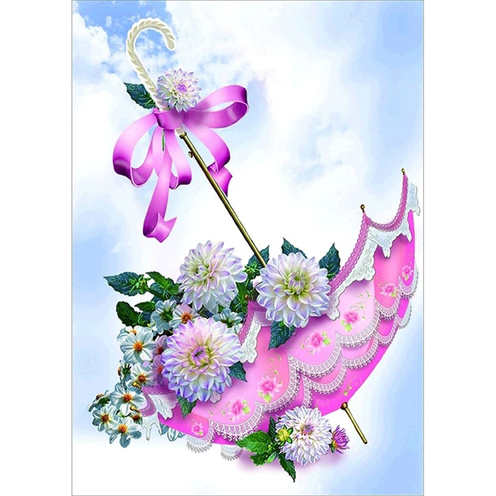 Mosaïque kit complet de peinture au diamant pour réduire le stress par l'art floral