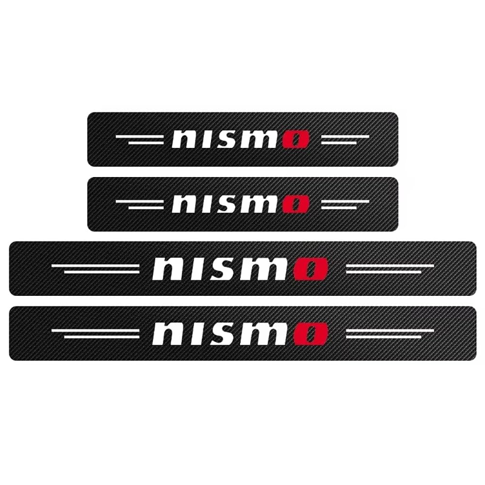 SDYAYFGE 4Pcs Kick Plates Car Door Sill Protector,for Nissan Nismo