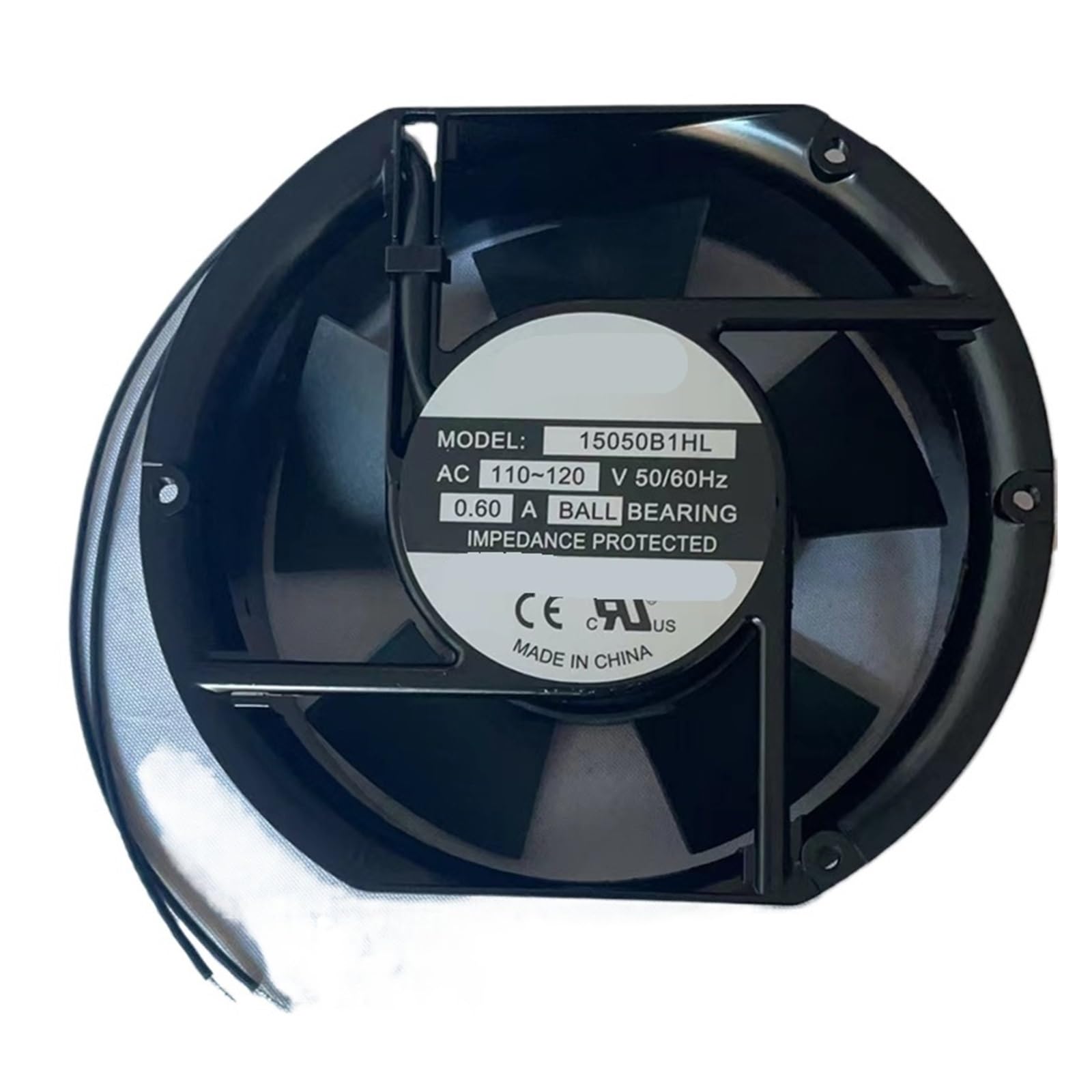 YUSKICCNE 15050B1HL AC 110-120V 17251 17cm 2-Wire AC Cooling Fan