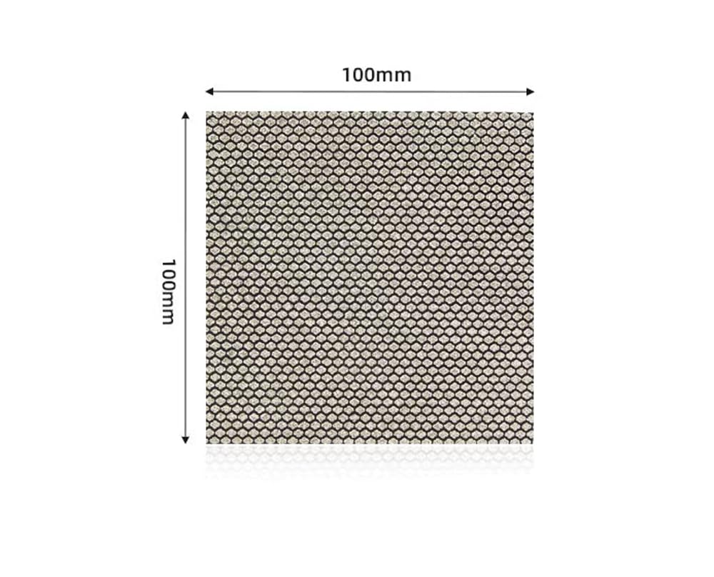 1 Uds. Papel de lija de diamante de alta resistencia-para pulir gemas, cerámica y carburo de tungsteno-3,9x3,9 pulgadas, 1 tableta(600 Mesh)