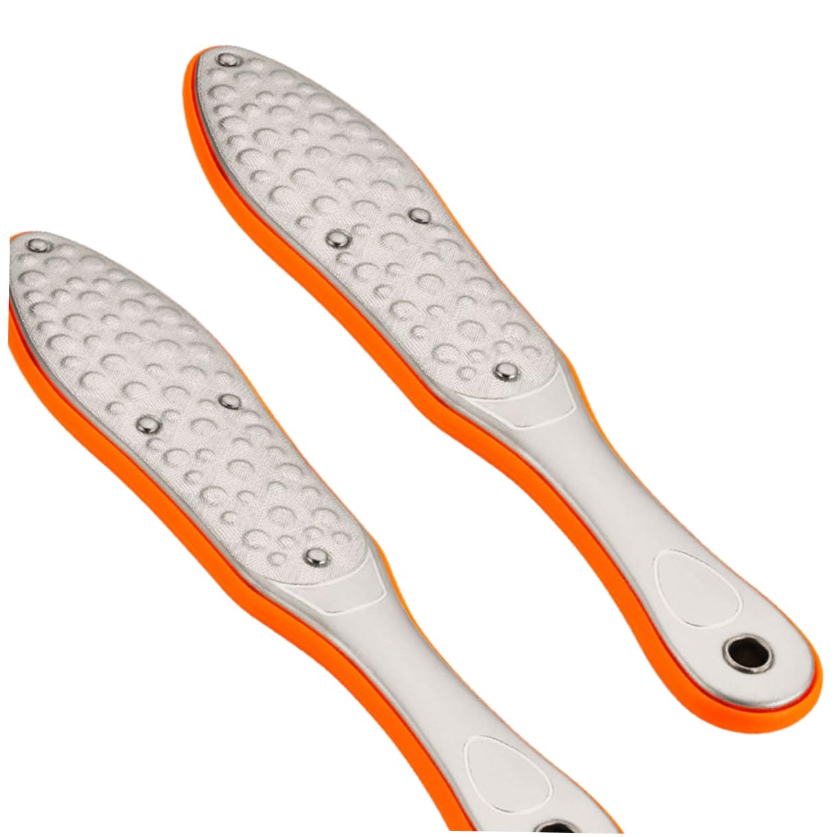 Housoutil 2pièces Râpe à Pied Acier Outil Exfoliant Pour Pédicure Élimine Peaux Mortes Et Callosités Couleur Aléatoire