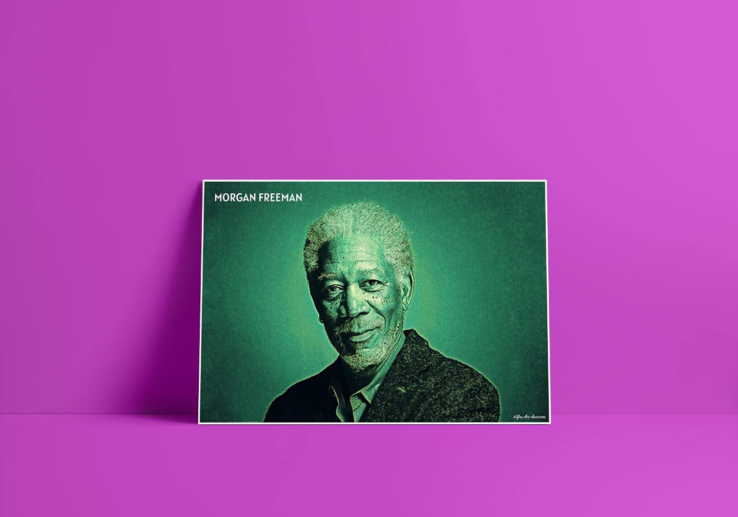 You Are Awesome Morgan Freeman Cool Art Effect Poster