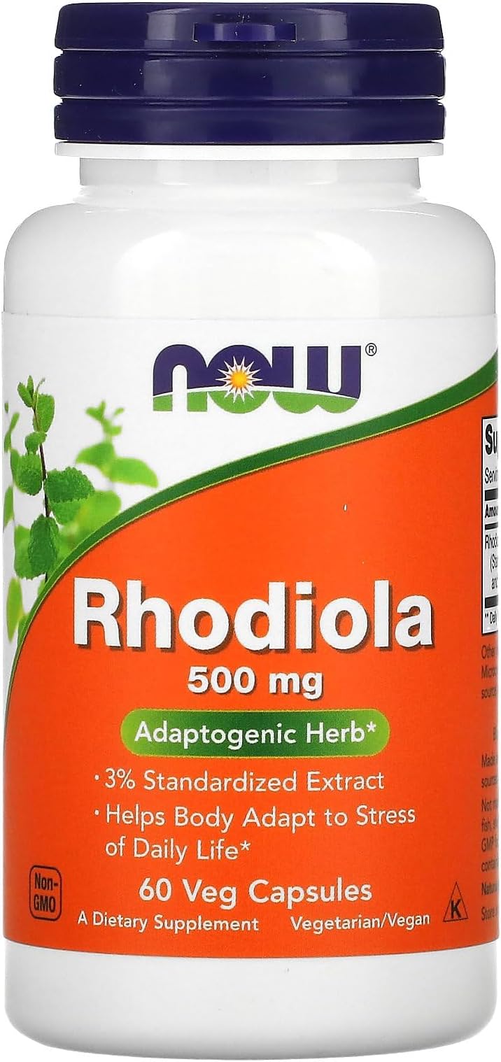 Rhodiola 500MG 3PCT Extract60 VCAP, 60 CT