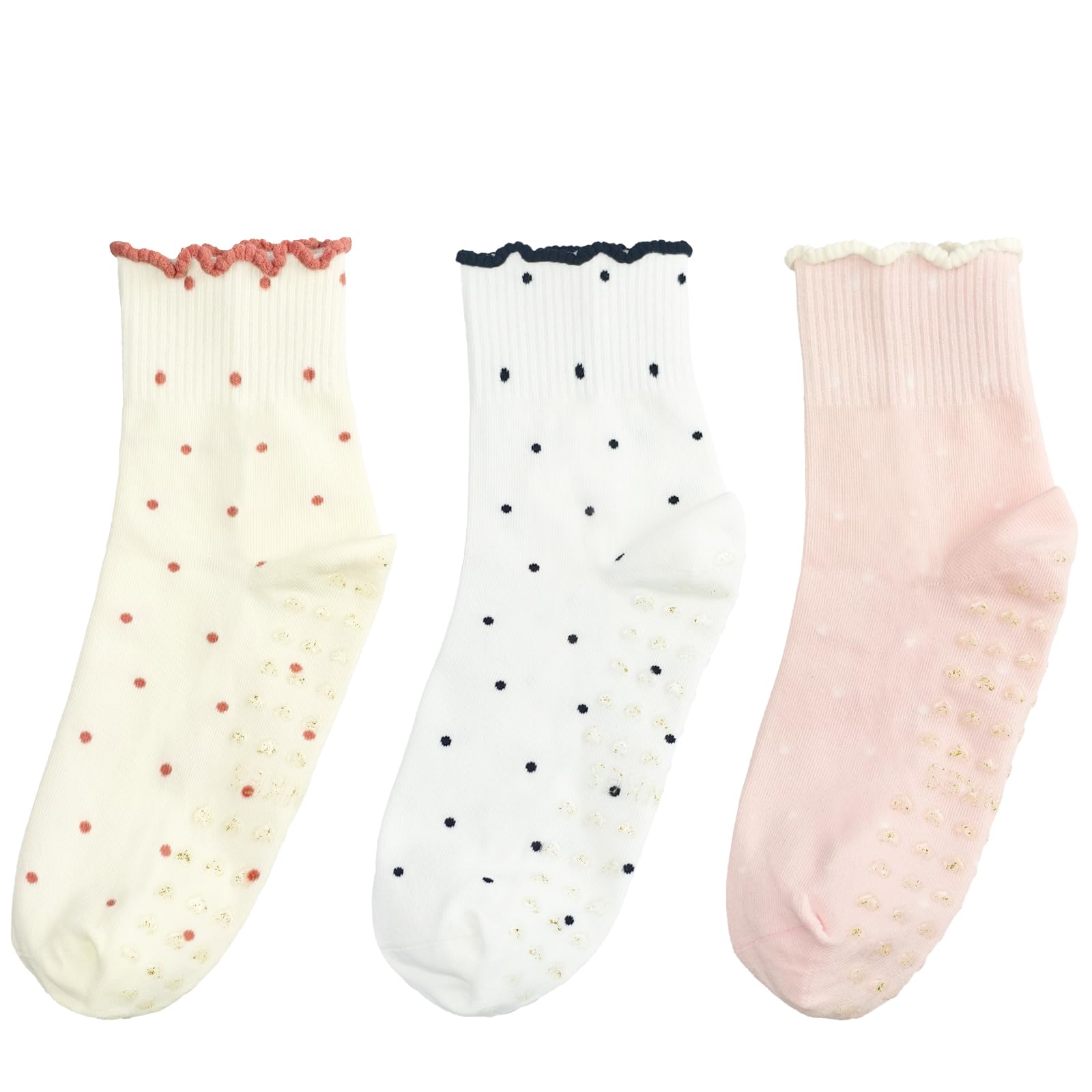 ERMO NKES Cute Polka Dot Yoga Socks