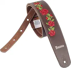 Correia para violão, guitarra e contrabaixo - VT FL 02 FLORAL - Basso