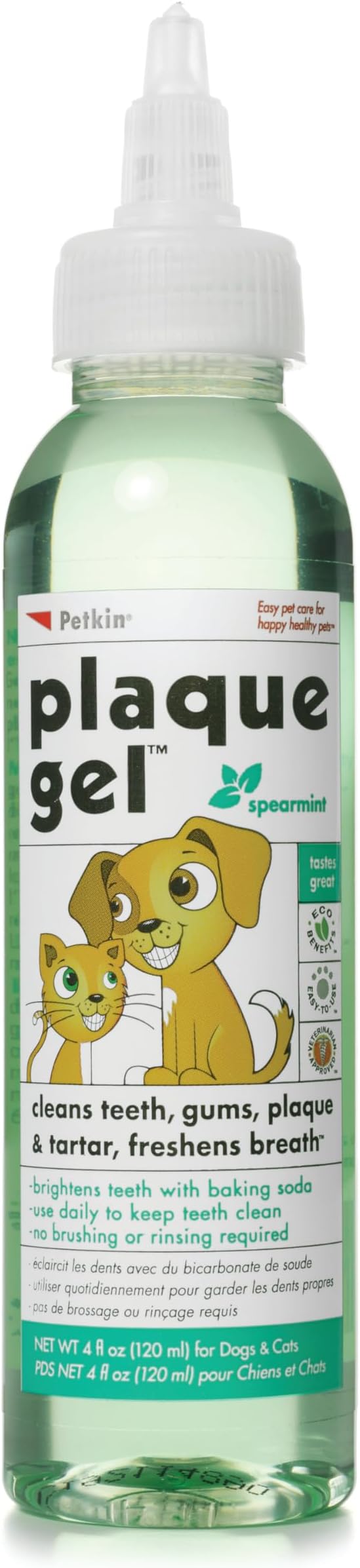Petkin Plaque Teeth Cleaning Gel - Mint Flavour 246701