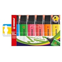 STABILO BOSS ORIGINAL - Highlighter - Pack of 6 - Assorted Colours