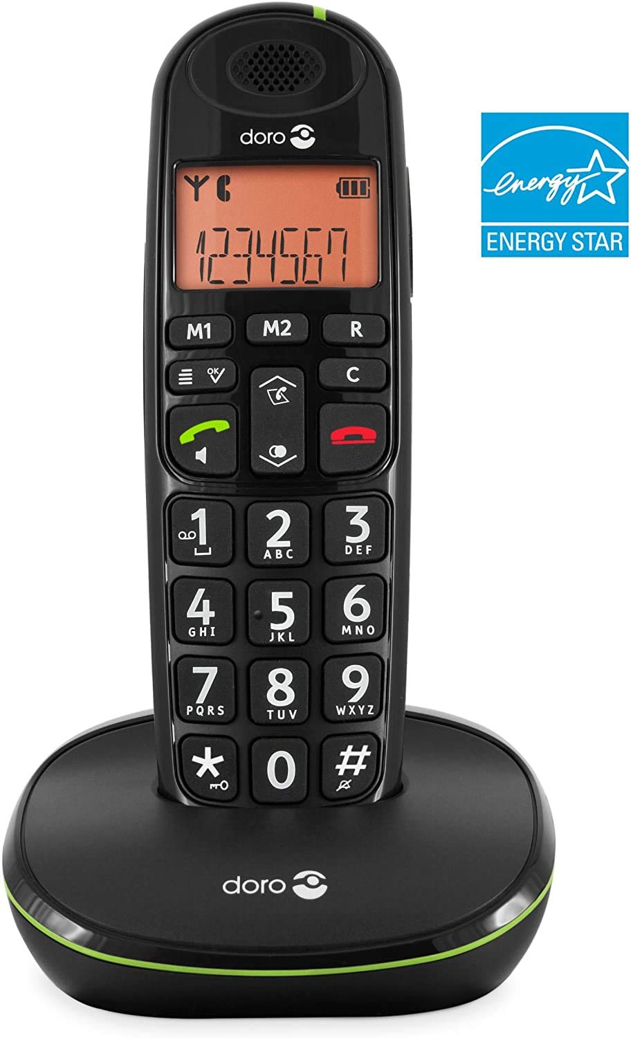 doro PhoneEasy 100w noir - s'adapte VoxtelRoam (import Allemagne)