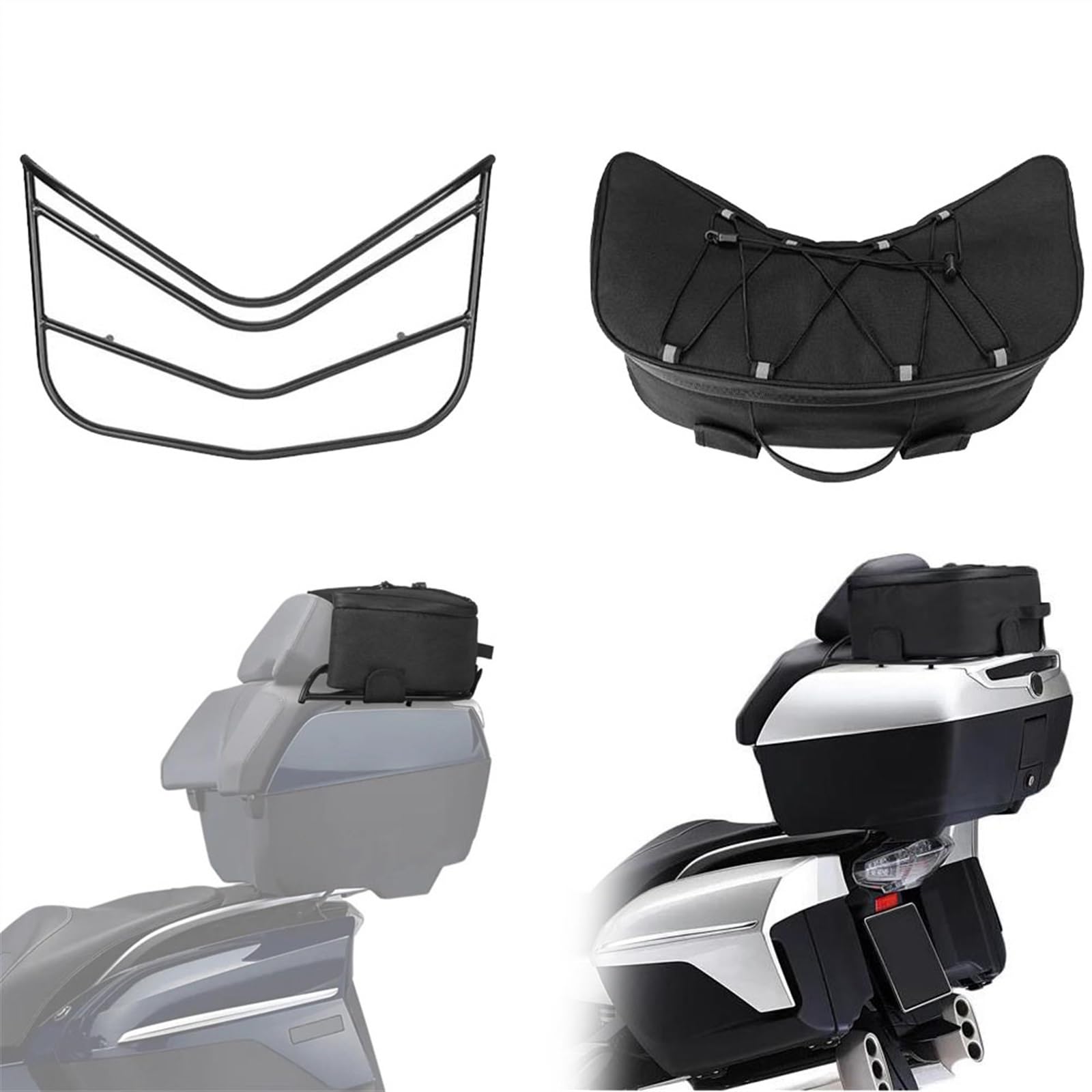 Porte-bagages topcase pour BMW K1600GT de 2010 à 2023 - 8
