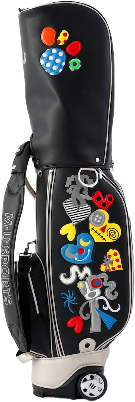 MU SPORTS] ゴルフ キャディーバッグ ローリングソール ポップアート