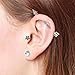 BodyJ4You Industrial Barbell Earring Tribal Arrow Cartilage Piercing 14G Stainless Steel