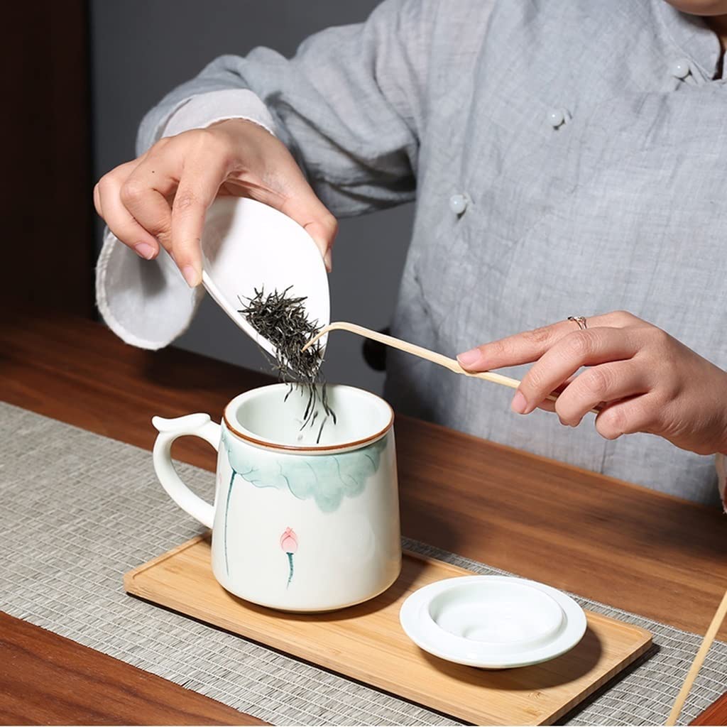 Kubek do picia ceramiczny kubek do picia kubek do kawy z pokrywką kubek do kawy latte kubek do herbaty wypalanie w wysokiej temperaturze i trwały 357 ml kubek do kawy filiżanka do kawy