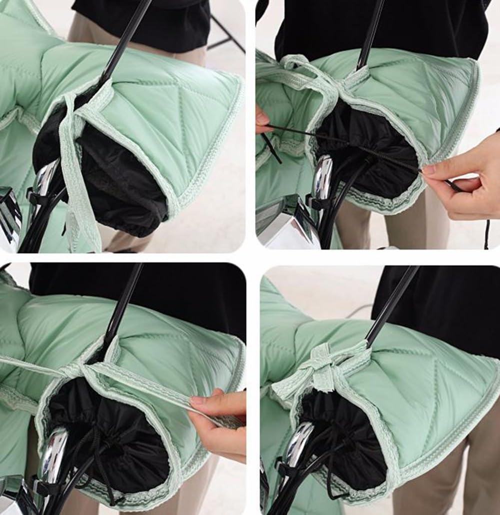 BLUEZY Tablier Couvre Jambe Scooter avec Guidon, Protection Couverture Jambes Scooter Leg Cover, Protection Pluie Scooter Accessoires Scooter pour Scooter Voitures Électriques Moto C
