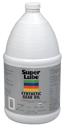Bottle Super Lube Synthetic Gear Oil Iso 220 1 Gal. - Lot of 4
