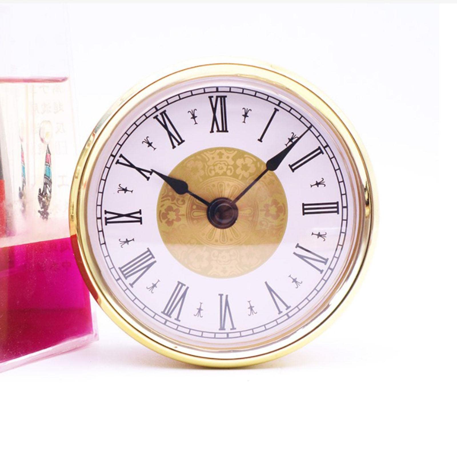 Horloge Marine Ancienne 20 Cm - Émail, Chiffres Romains, Porte En Verre - Mécanique à Clé