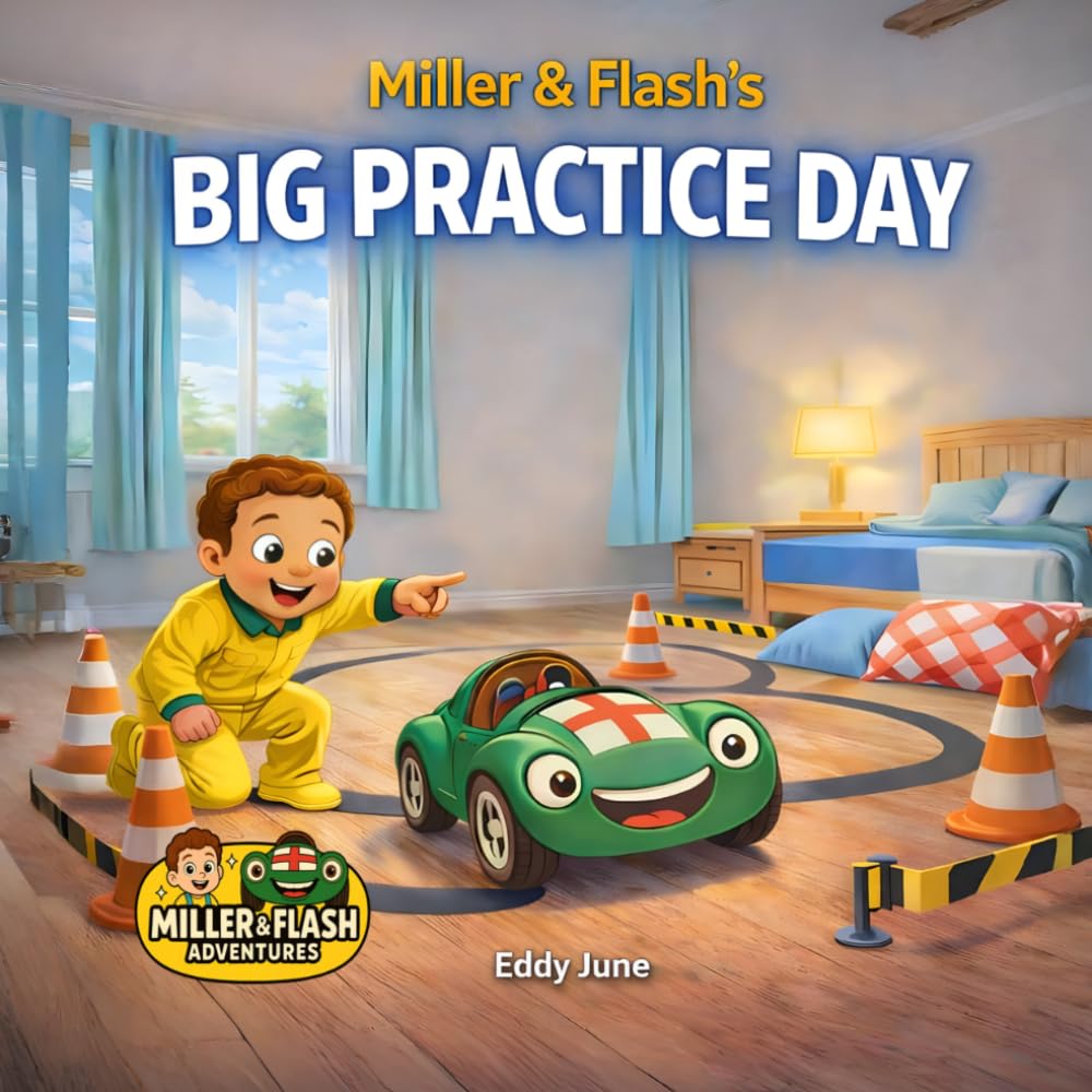 Miller & Flash’s Big Practice Day: A Picture Book About Fairness, Rules, and Trying Again for ages 3 - 6 (Miller & Flash Adventures)
