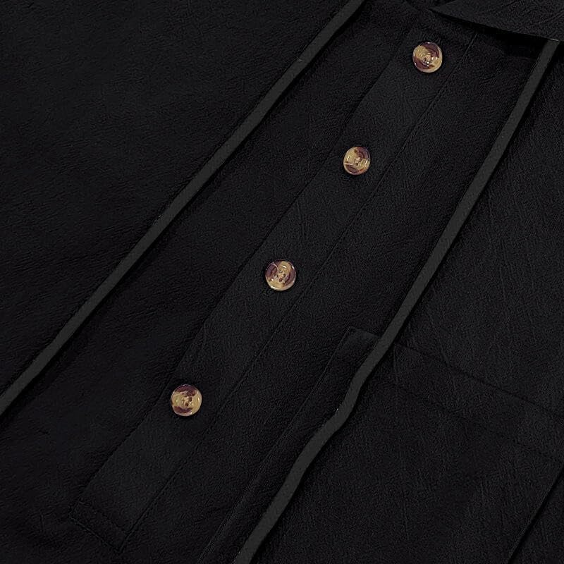 LIZALIG Men's Casual Linen Blend Shirt Short Sleeve Hooded Pullover 1/4 Button Henley Shirt for Vacation and Daily Wear - Image 4