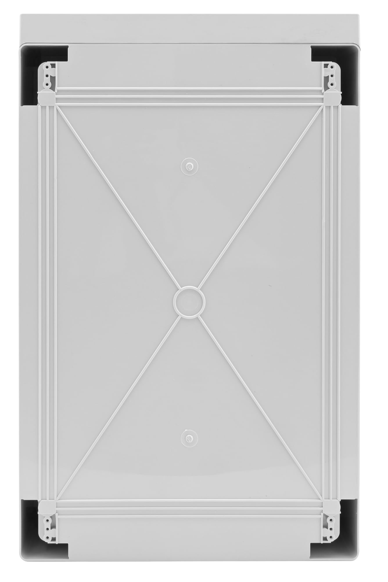 Scatola di distribuzione BOXEXPERT IP65 con copertura antipioggia, ABS 600×400×200 mm (Fleet Roof). Armadio di controllo impermeabile e robusto, ideale come scatola elettrica o involucro industriale