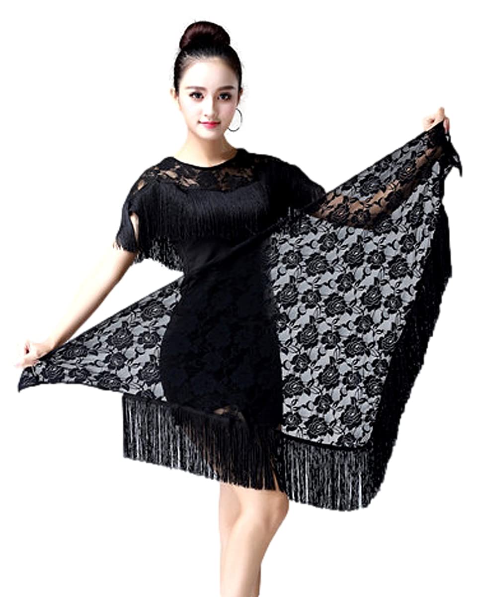 GrouptapLatin Womens Short Lace Scarf Skirt, Women's, Latin womens short lace scarf skirt