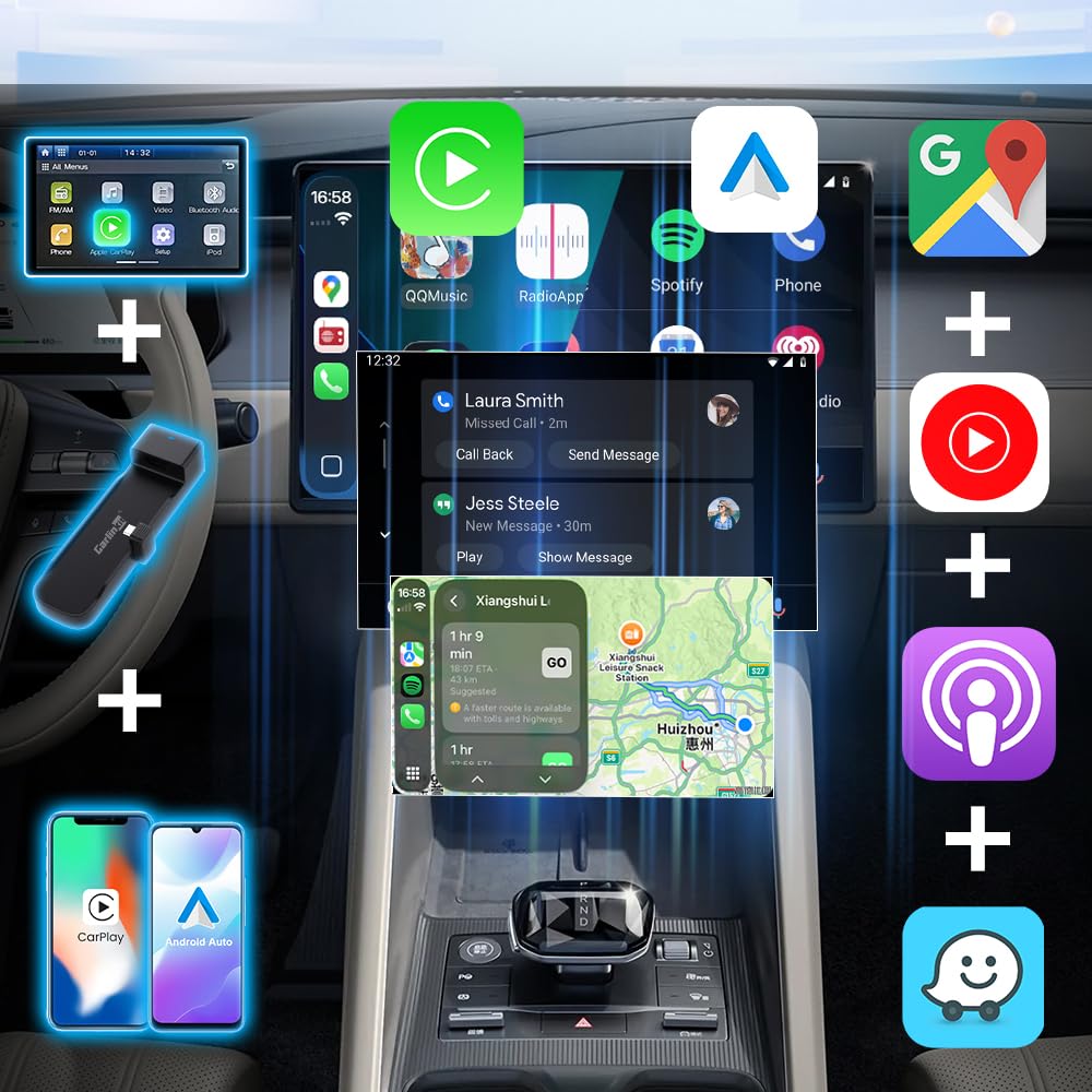 Carlinkit FireDrive Link - Transmita o Fire TV Stick no seu carro