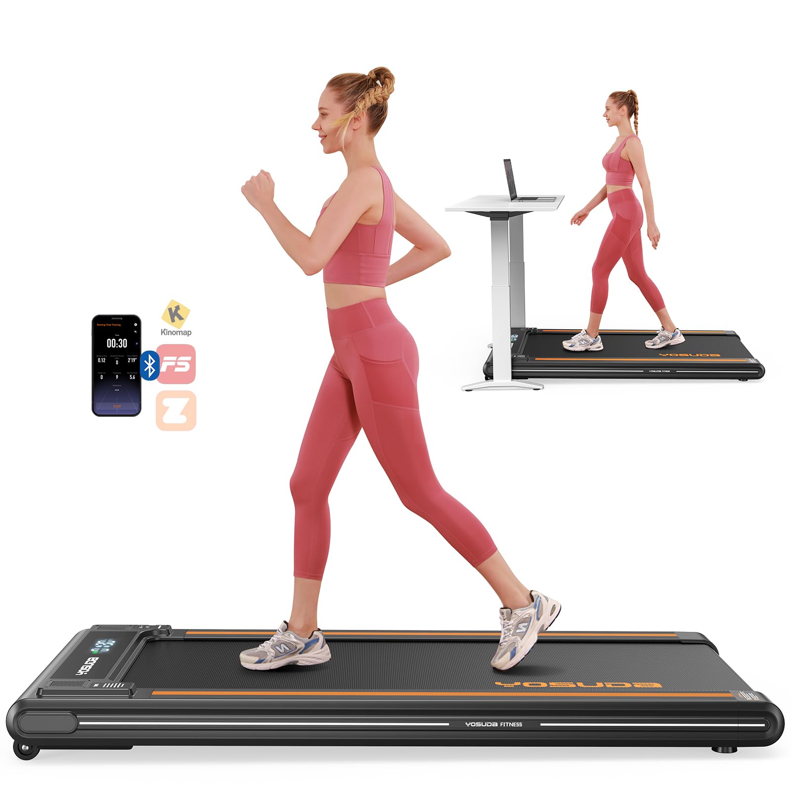 Buy YOSUDA Treadmill, Under Desk Treadmill 2.5HP, Walking Pad for Home