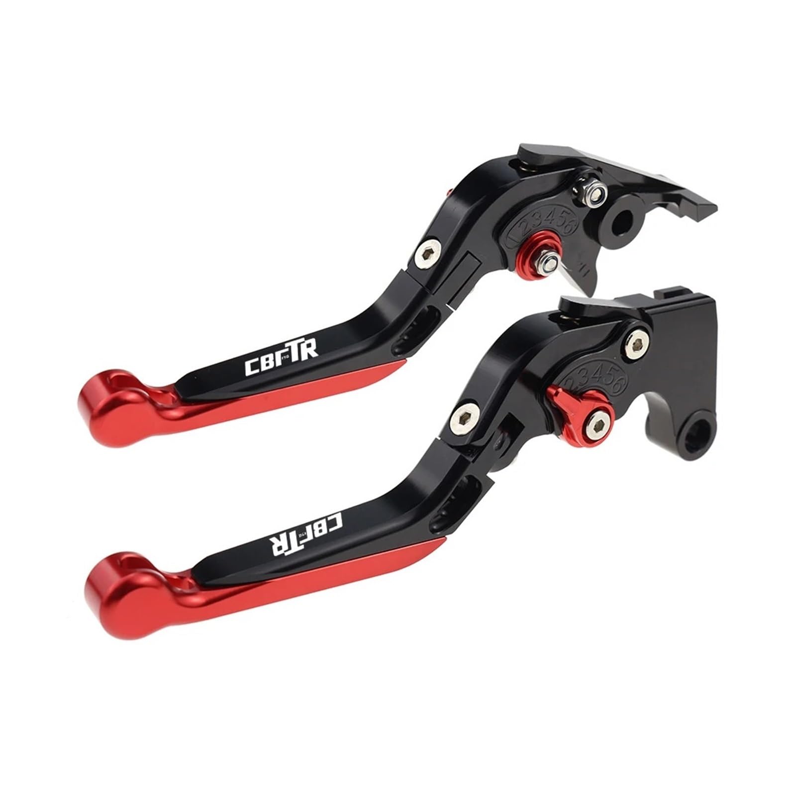 JGHFDWS Motorcycle Brake Clutch Lever Set for CBF190TR Motorcycle Folding Extendable Clutch Brake Levers