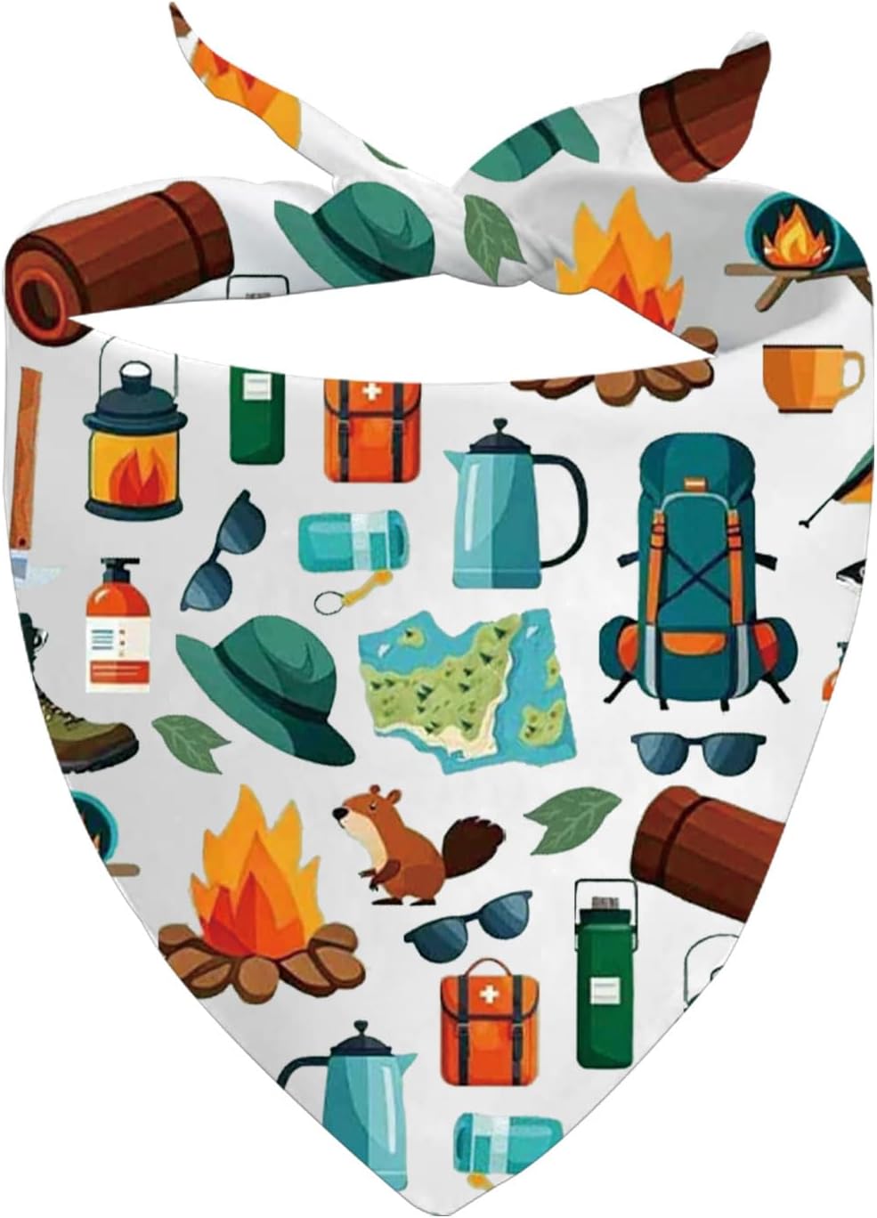 Camp-Inspired Dog Bandana for Outdoor Lovers | Adventure Gift Camp-Inspired Dog Bandana for Outdoor Lovers | Adventure Gift