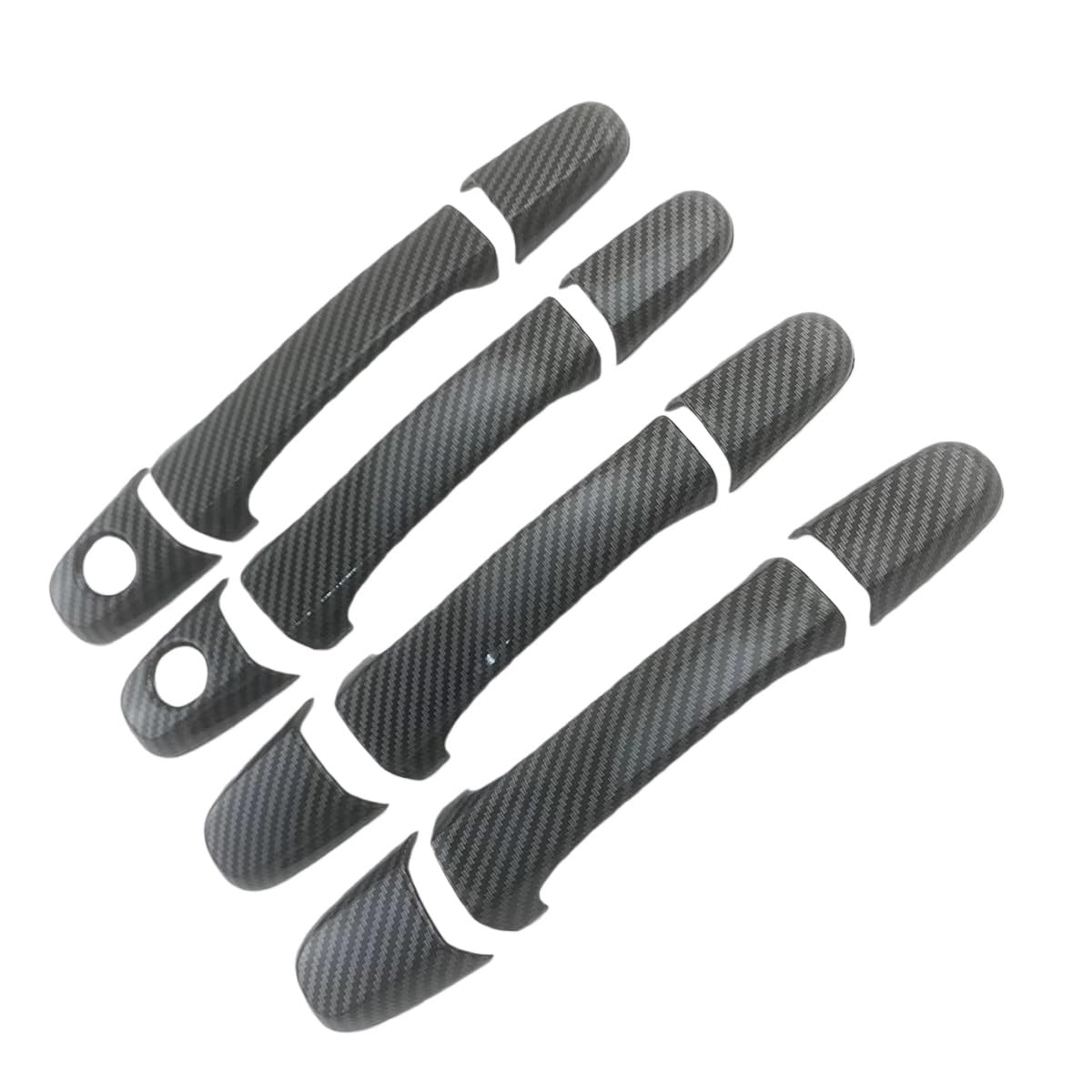 HIIAW Car Door Handle Cover Trim 13pcs ABS Carbon Car Accessory Door Handle Bowl Covers Trim Paste Style for Lexus for IS200 IS300 2001-2005