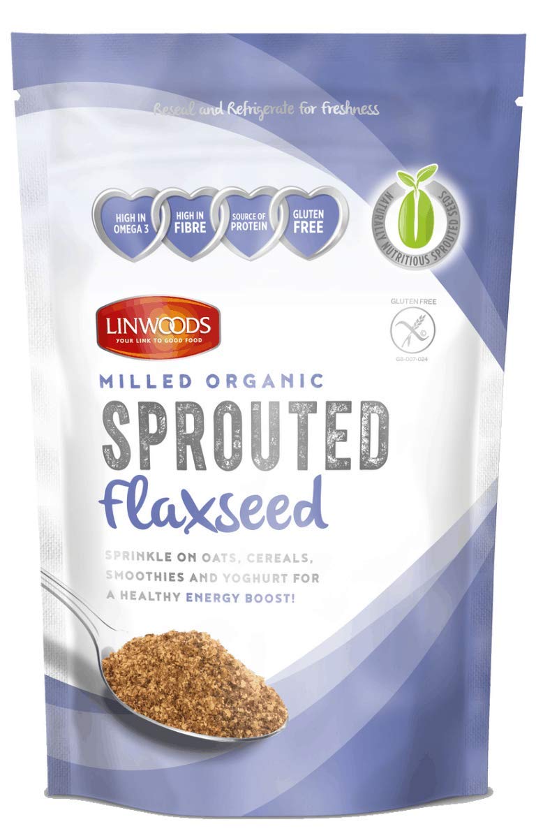 Linwoods Semi di lino biologici macinati germogliati - 360g (confezione da 12)
