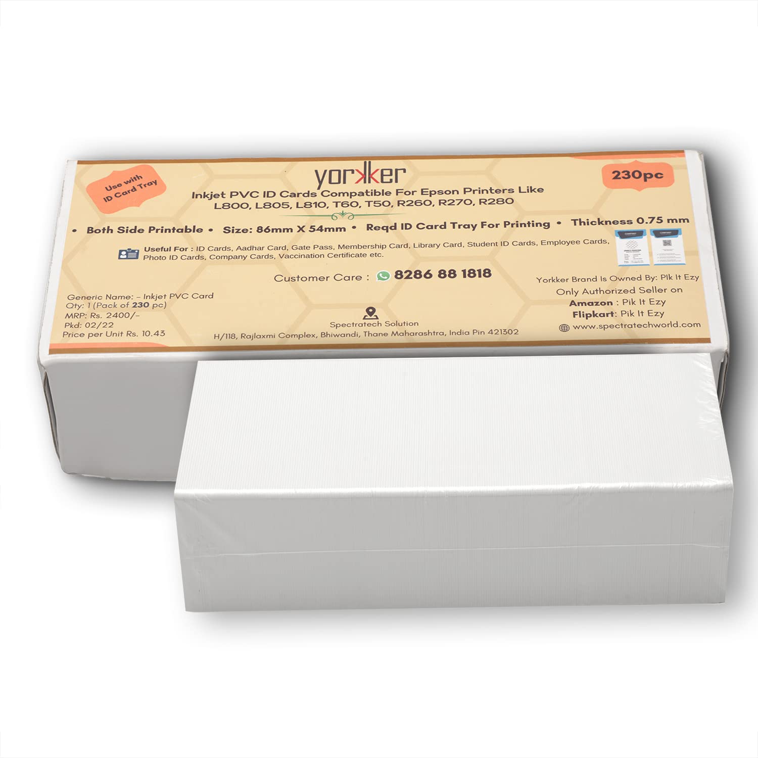 See full amazon price history chart for Yorkker Inkjet ID Cards (Pack of 230 for Epson Printers L800, L805, L810, L850, T60, T50, P50, R260, R270, R280, R290, P60 Printers Yorkker Inkjet ID Cards (Pack of 230 for Epson Printers L800, L805, L810, L850, T60, T50, P50, R260, R270, R280, R290, P60 Printers (B07NCXTMD7) Amazon Price History, Amazon Price Tracker