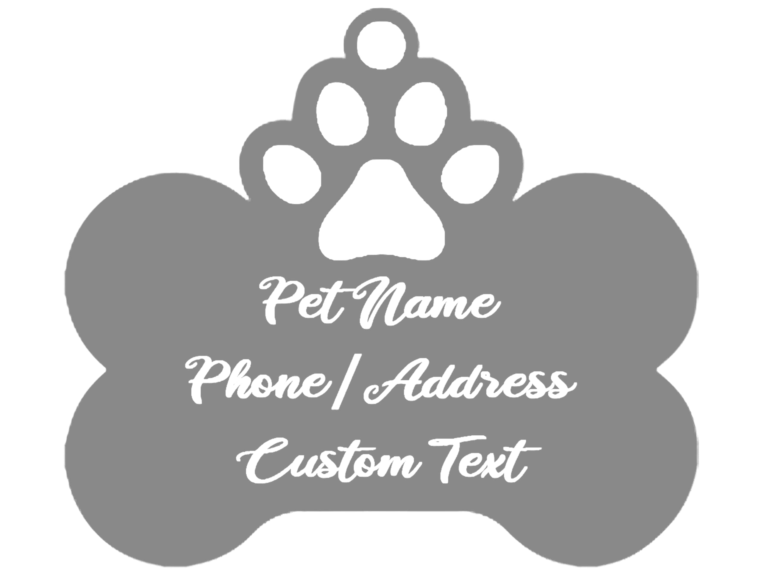 Customized Dog and Cat Tags, Engraved Collar for Your Lovely Pet, Multi Design