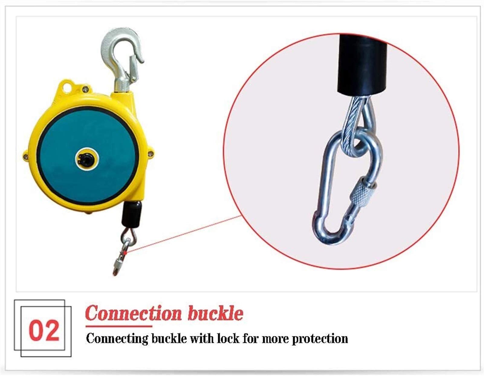 Bilanciatore A Molla Retrattile Per Utensili - Porta Fino A 3,3 Libbre - Foto 5