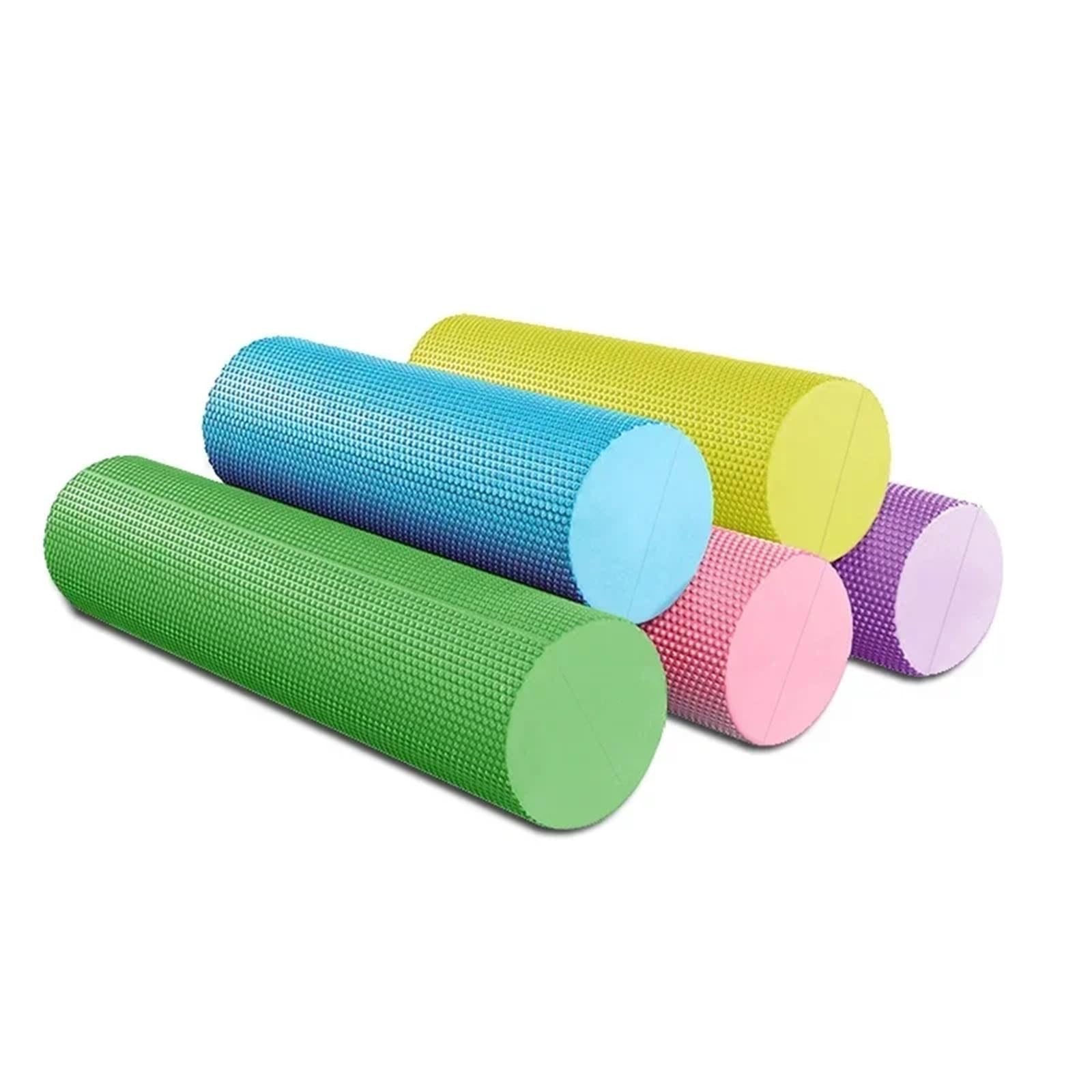 Reformatory Pilatesa 30/45/60 cm jogi wałek Roller o wysokiej gęstości Wałek mięśniowy narzędzie do samodzielnego masażu na siłownię Pilates Yoga Fitness deska do ćwiczeń(15x30CM Blue)